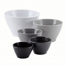 Rachael Ray Nesting Melamine Assorted 5 Piece Measuring Cup Set QBBF1017